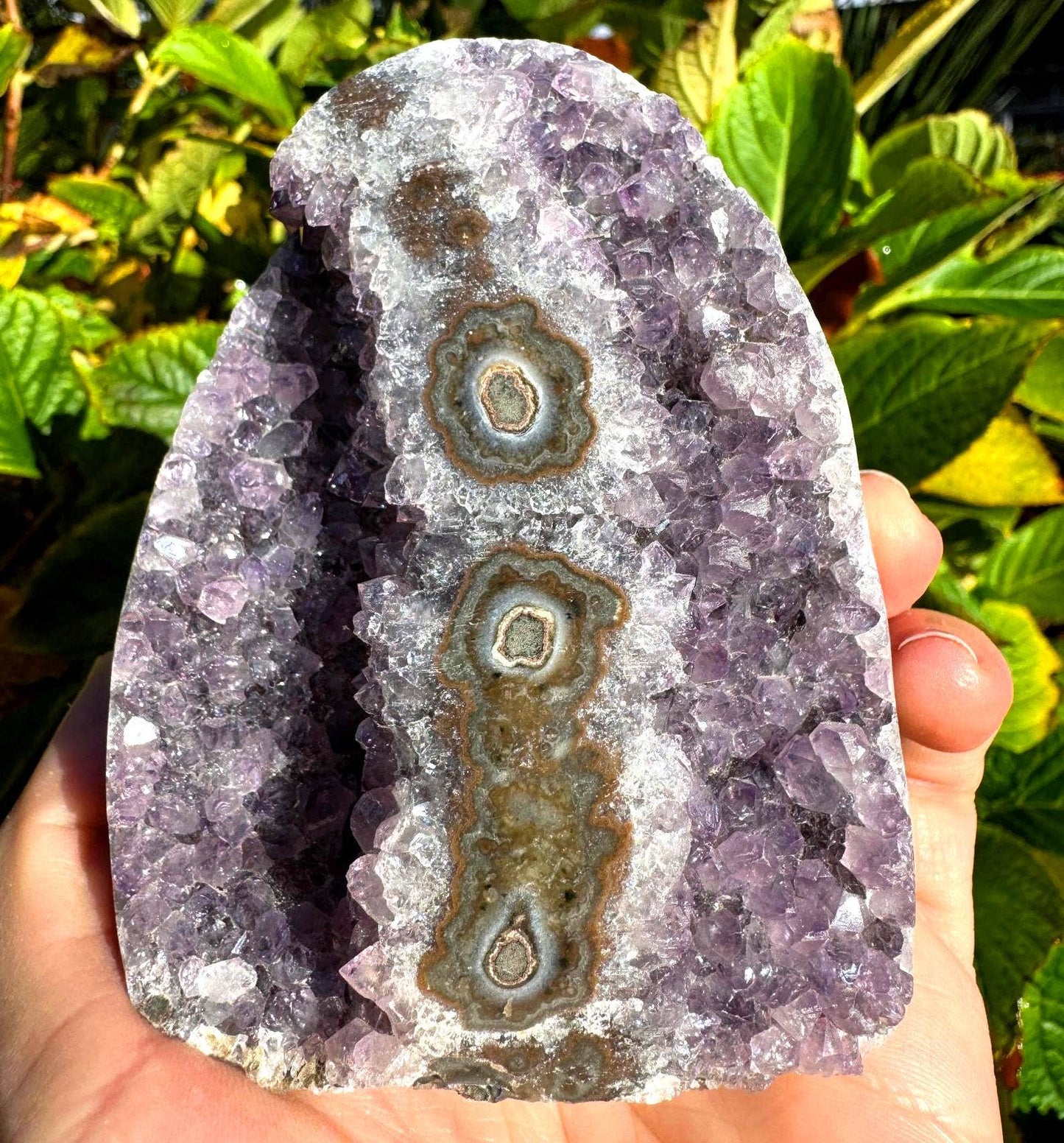 Amethyst geode 572g called Ruth