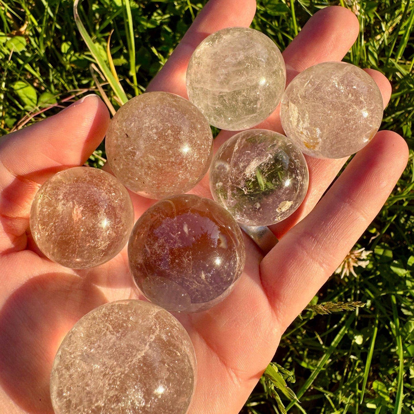 Clear quartz sphere 2-3cm quartz ball 0.6-1.2inch stone ball