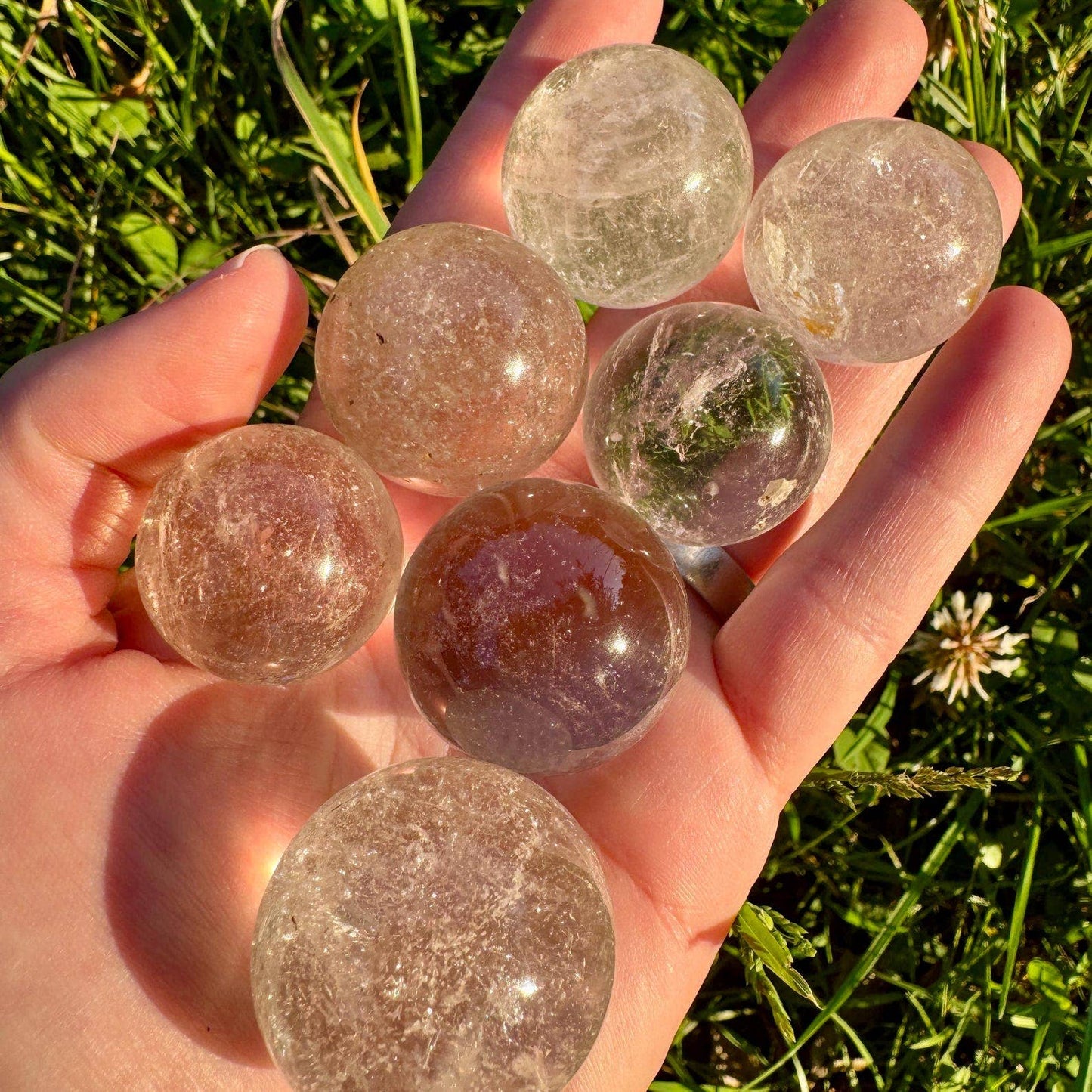 Clear quartz sphere 2-3cm quartz ball 0.6-1.2inch stone ball