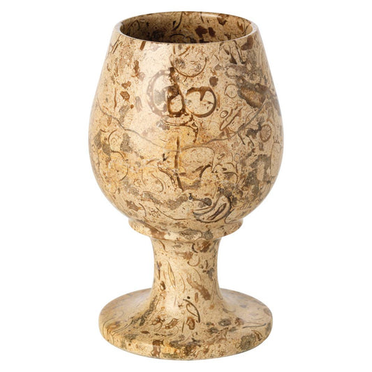 5" Fossilstone Goblets - Pair with gift box