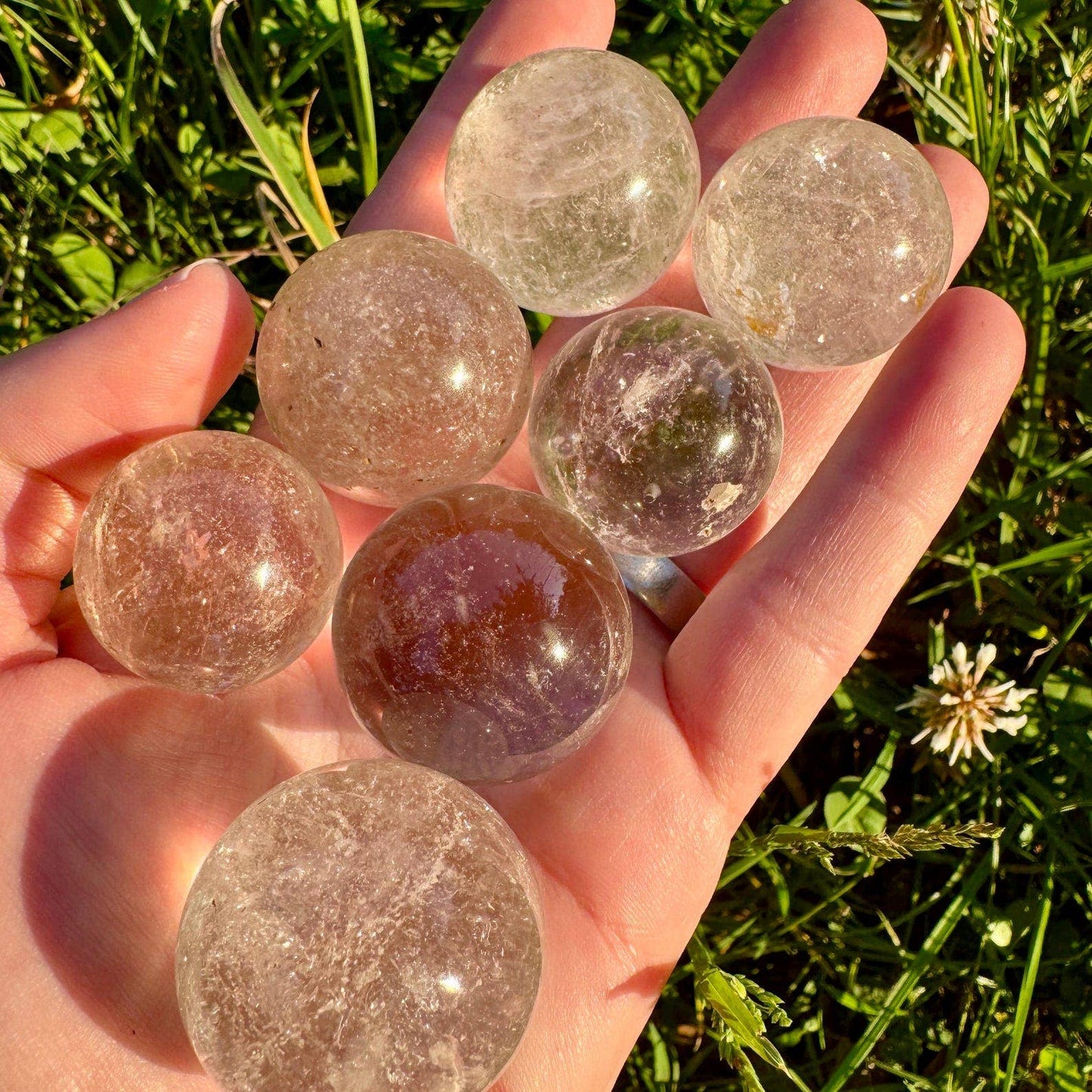 Clear quartz sphere 2-3cm quartz ball 0.6-1.2inch stone ball