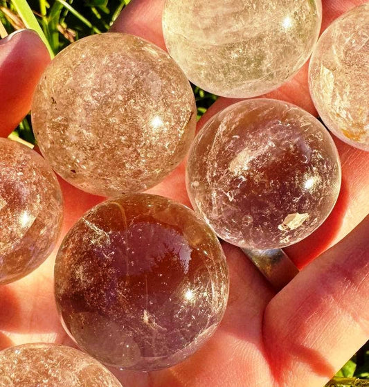 Clear quartz sphere 2-3cm quartz ball 0.6-1.2inch stone ball