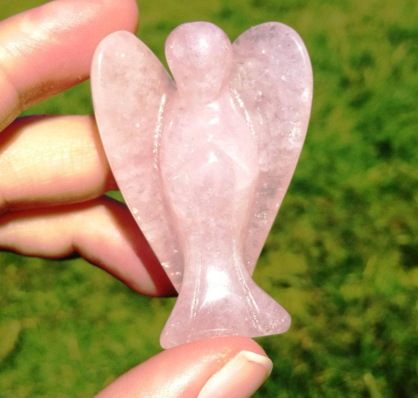 Gemstone angel 1.6 inch crystal angel 4cm tall angels by elf